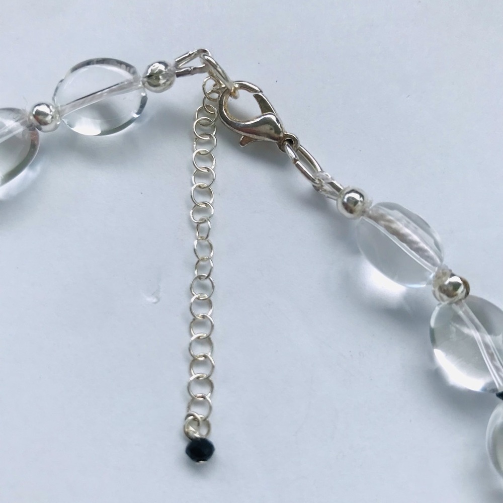 Crackled Quartz Necklaces Fire and Ice necklace - Picture 6 of 7
